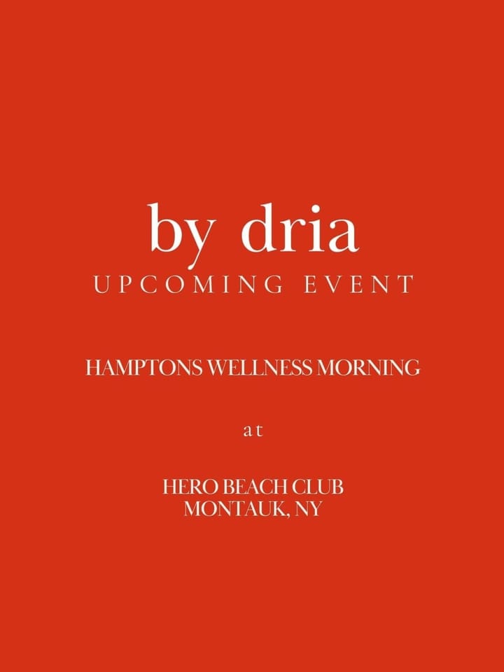 upcoming event: Hamptons wellness morning