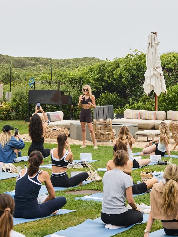by dria wellness morning in the Hamptons