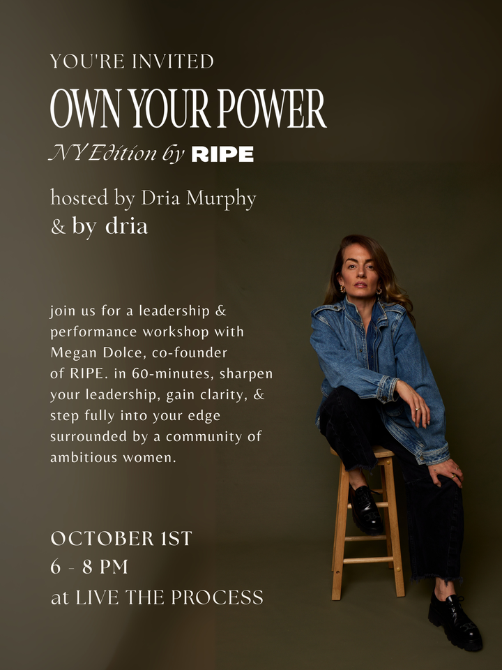 OWN YOUR POWER workshop by RIPE in NY
